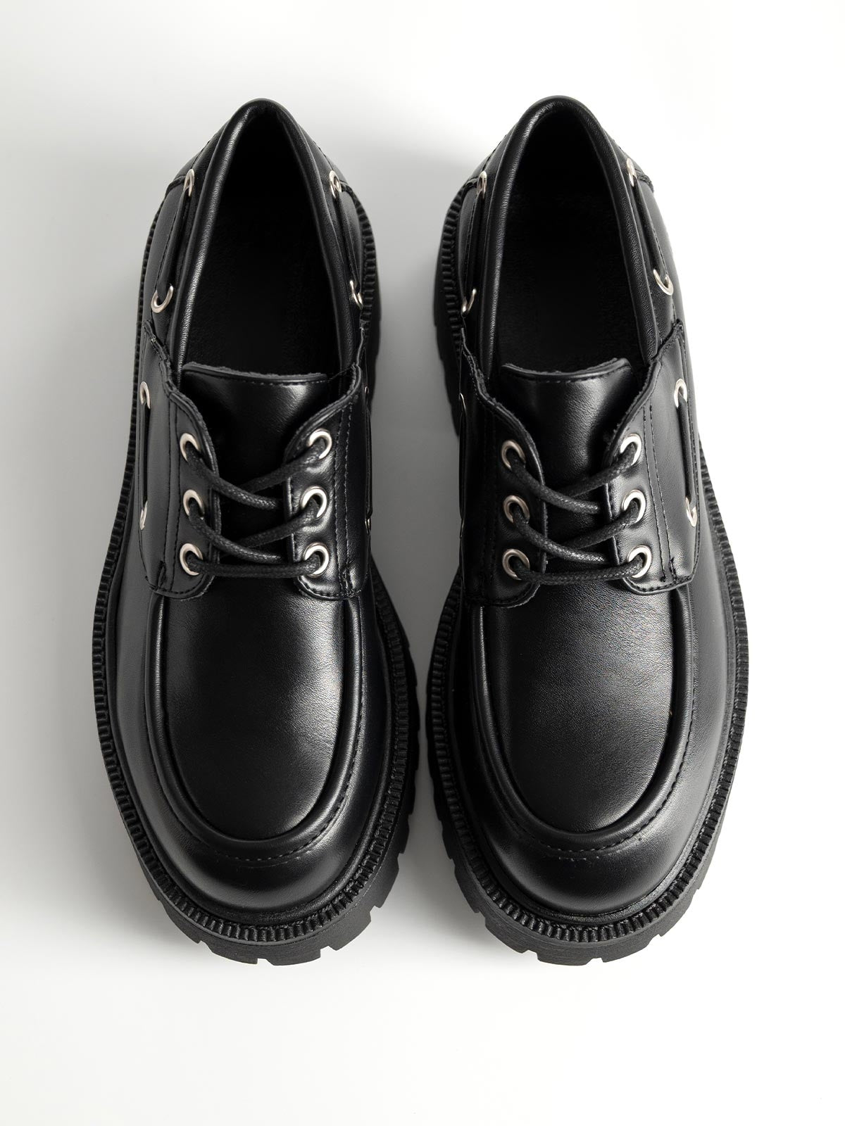 Chaussures femmes Oxford à lacets plateforme