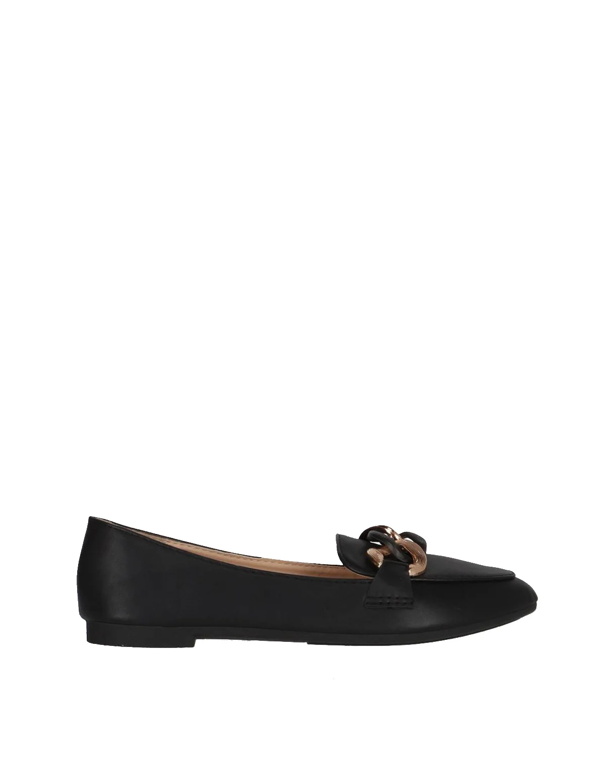 Ballerines tendances avec Chaîne, noir