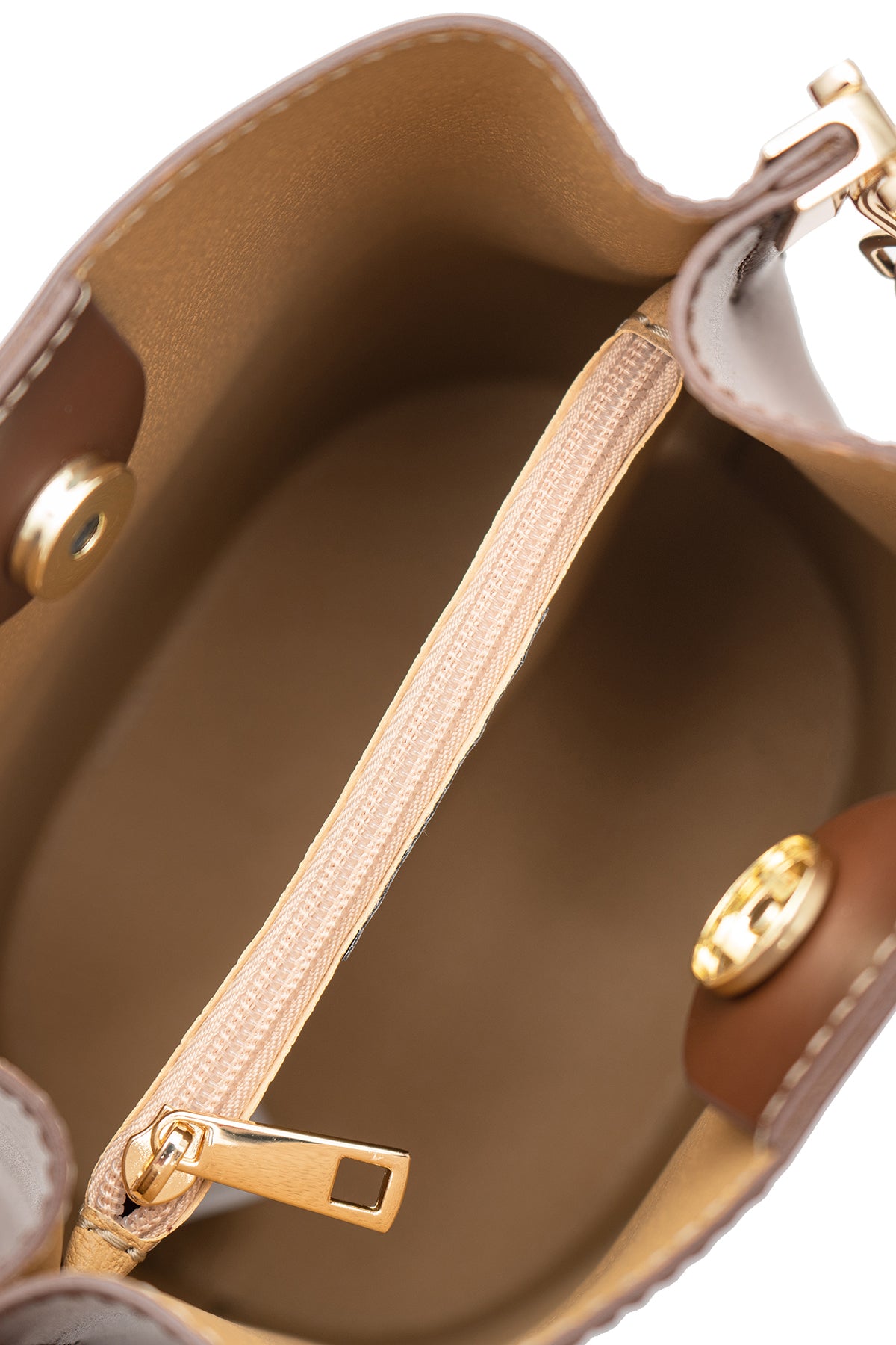 Sac bourse cuir NITA - Marrons