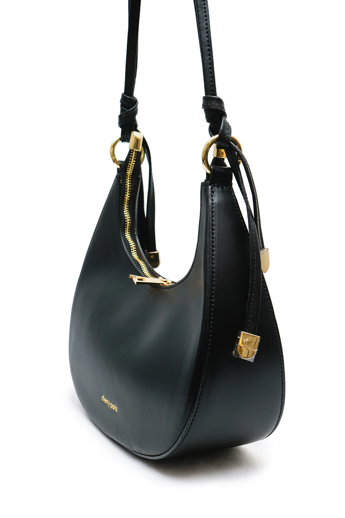 Sac cuir ALISSA - Noir
