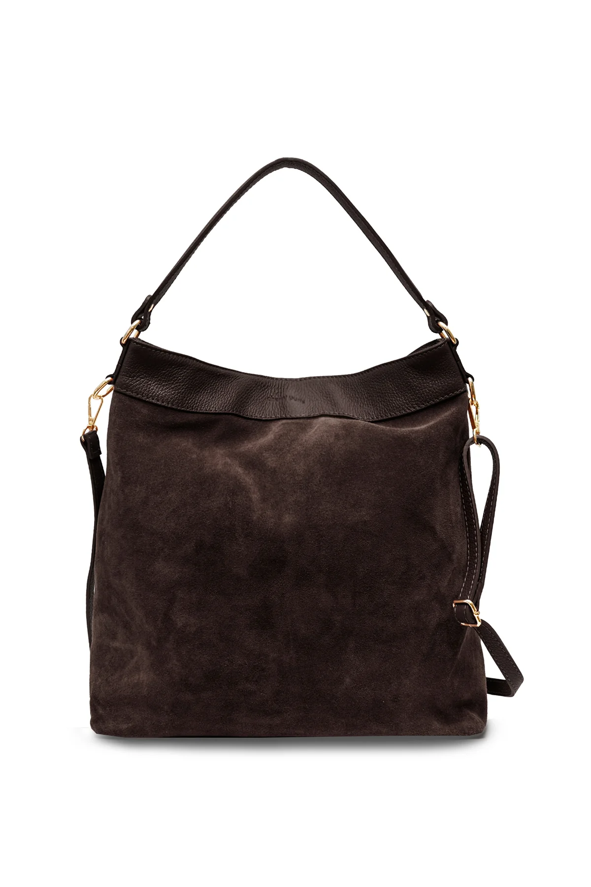 Sac CÉLINA SUÈDE- Chocolat