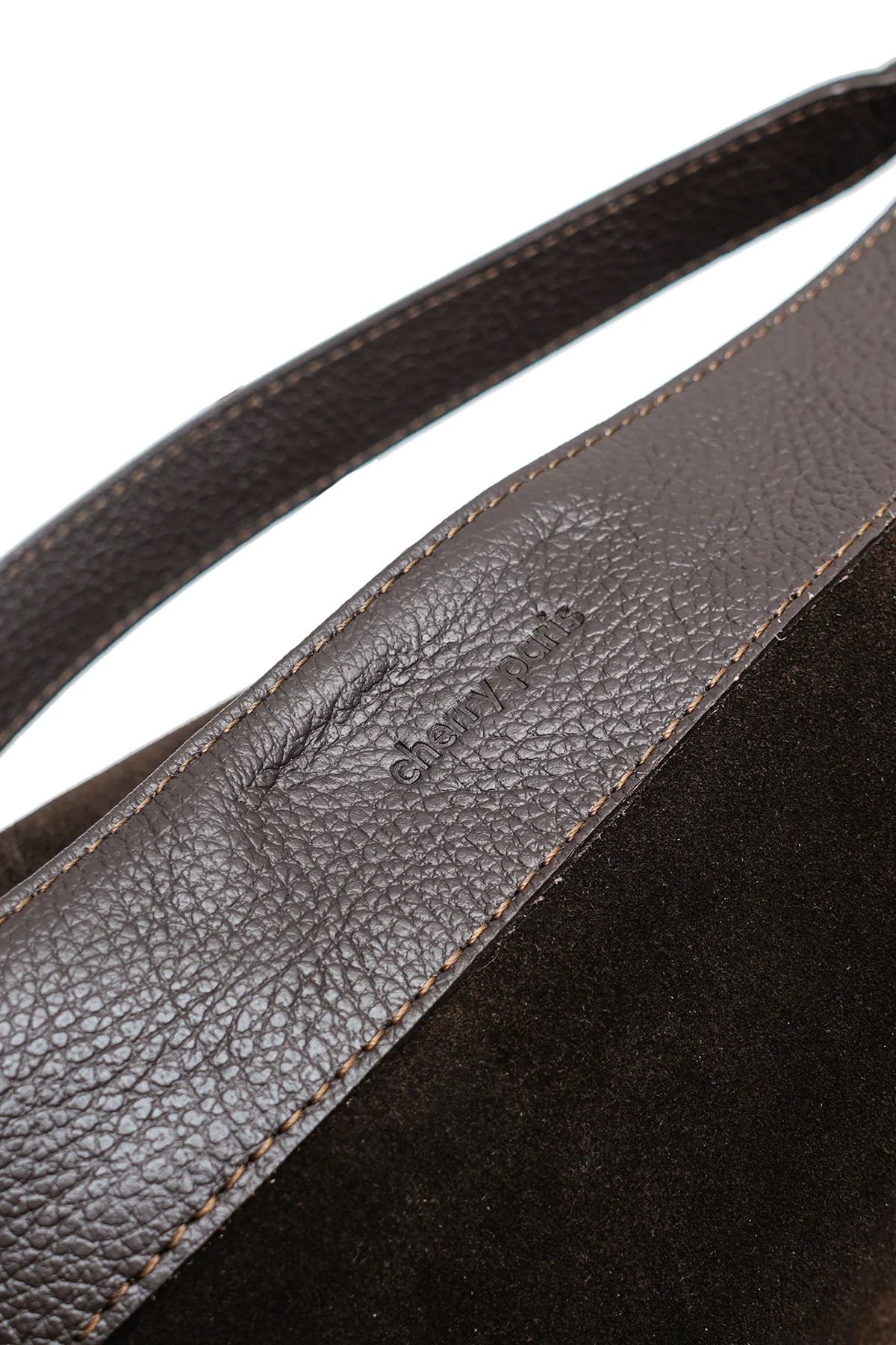 Sac CÉLINA SUÈDE- Chocolat