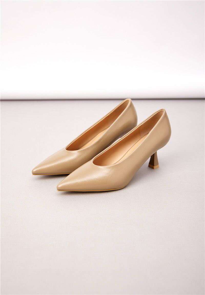 Escarpins à talon aiguille - taupe