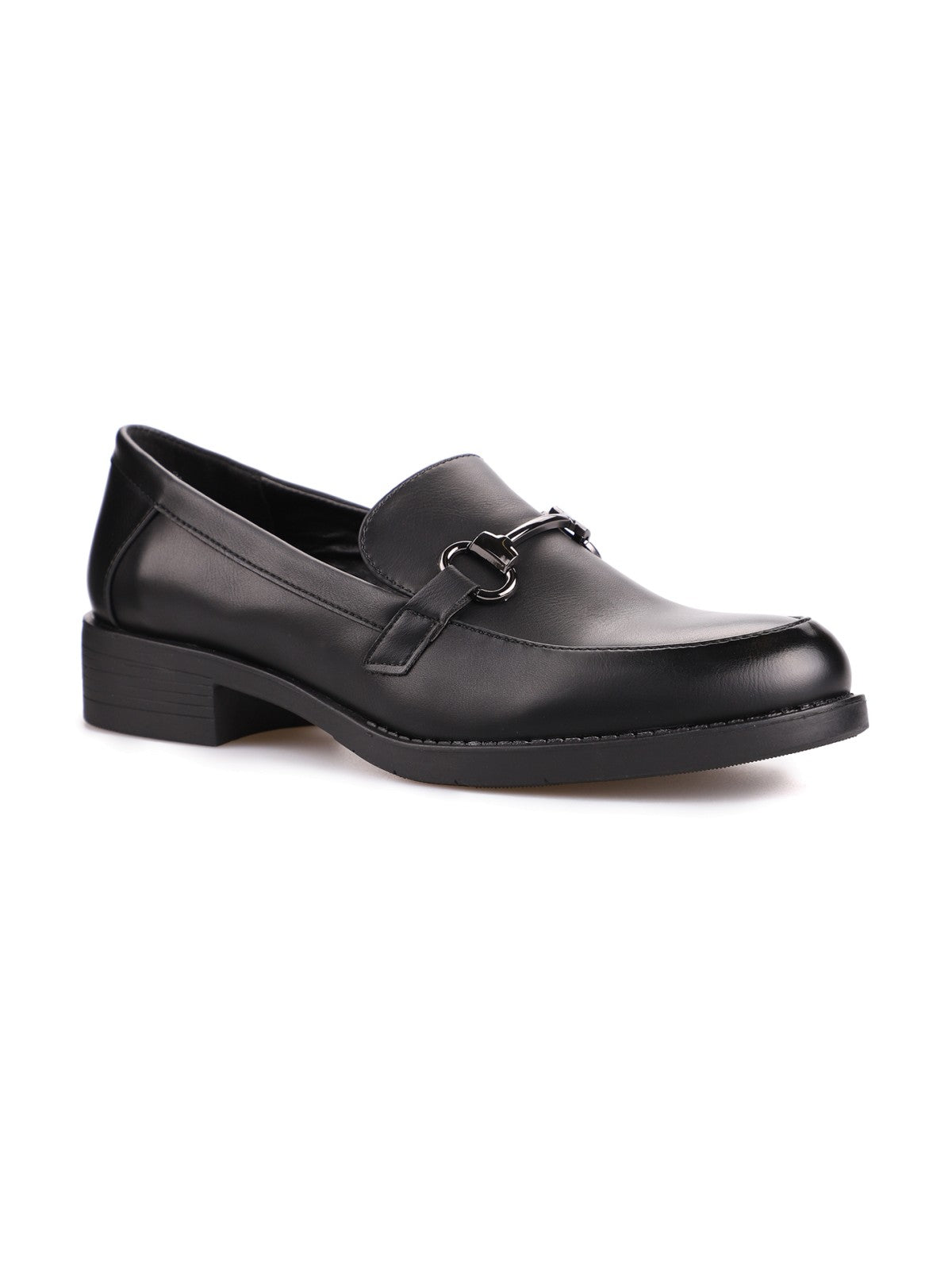 Mocassins femmes plates, Noir