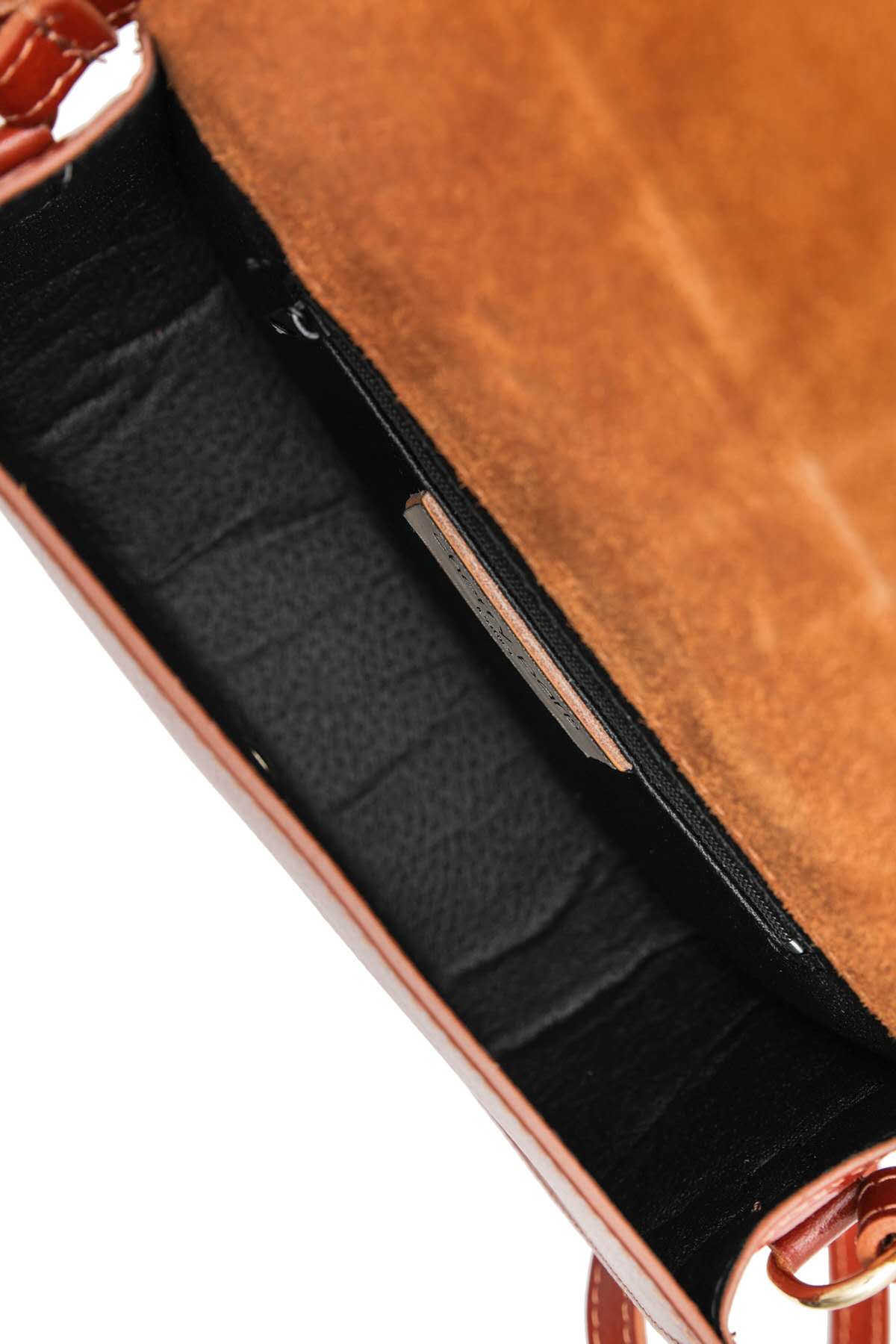 Sac bandoulière cuir Divine, Cognac