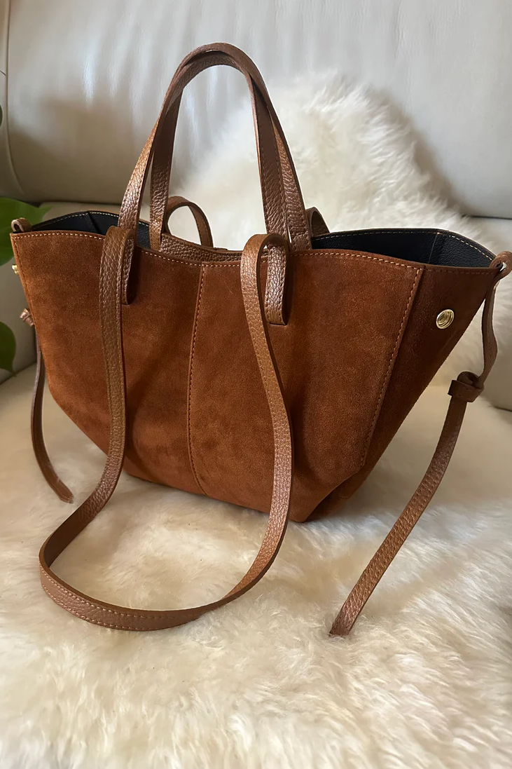 DAPHNE suède -Sac cabas fourre-tout en daim
