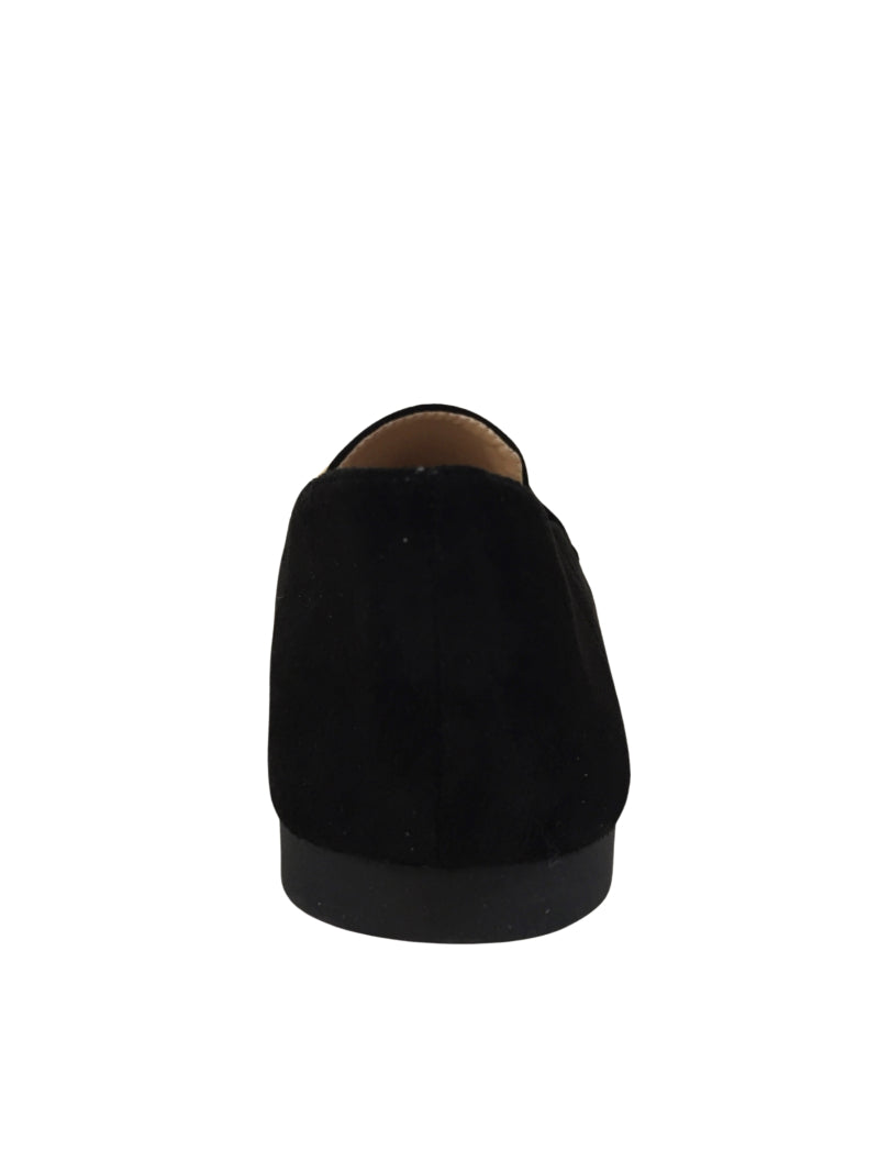 Chaussures femmes plates Mocassins souple, Noir