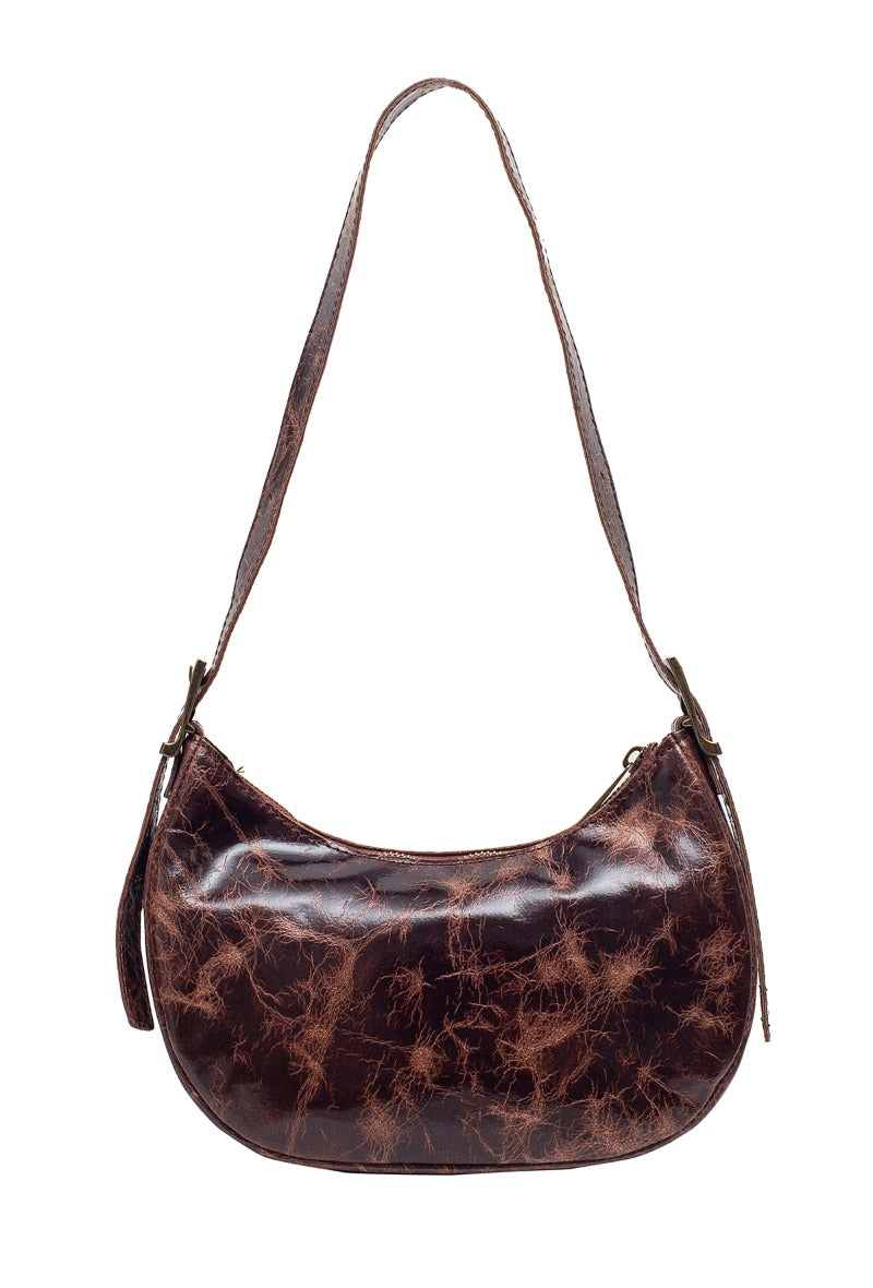 Sac cuir Hobo AGLAE - Cognac
