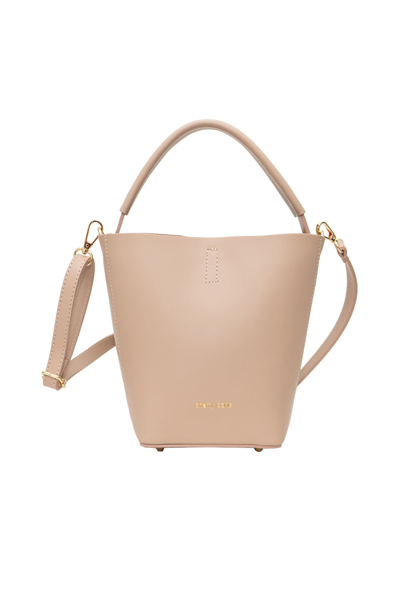 Sac seau Cuir KATIA, Beige