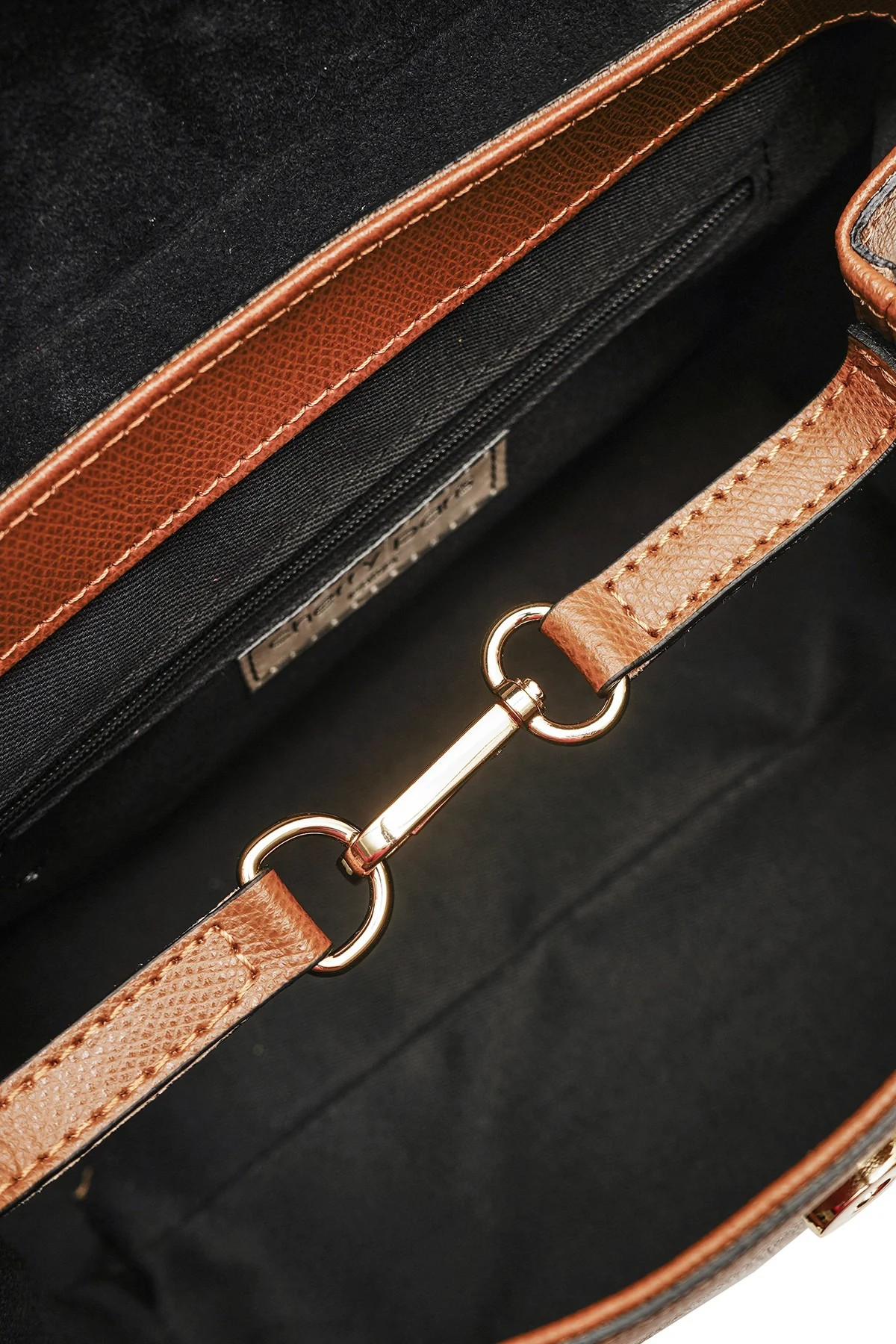 Sac cuir SAMANTHA PALMELLATO - Camel