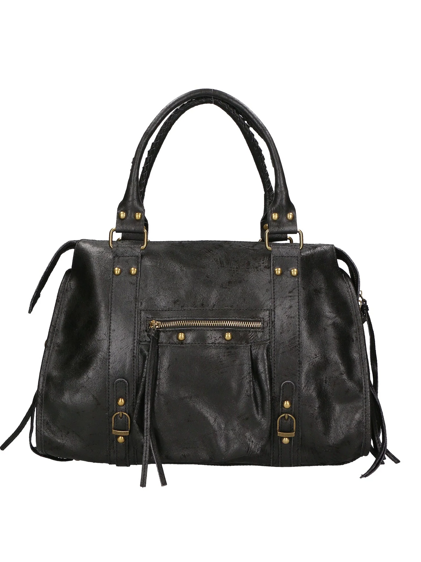 VICKY Sac à main Cuir Vintage, Grand format