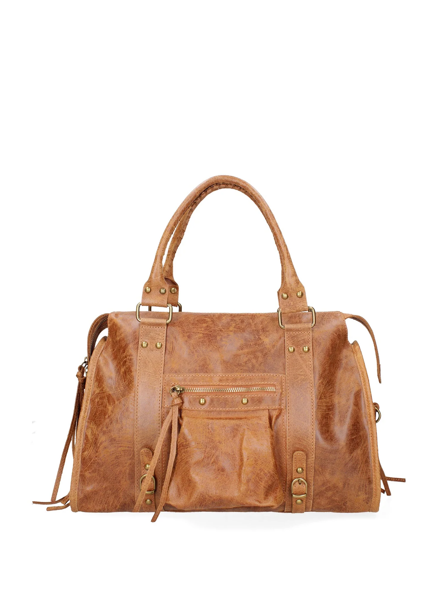 VICKY Sac à main Cuir Vintage, Grand format