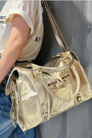 VICKY Sac à main Cuir Vintage, Grand format