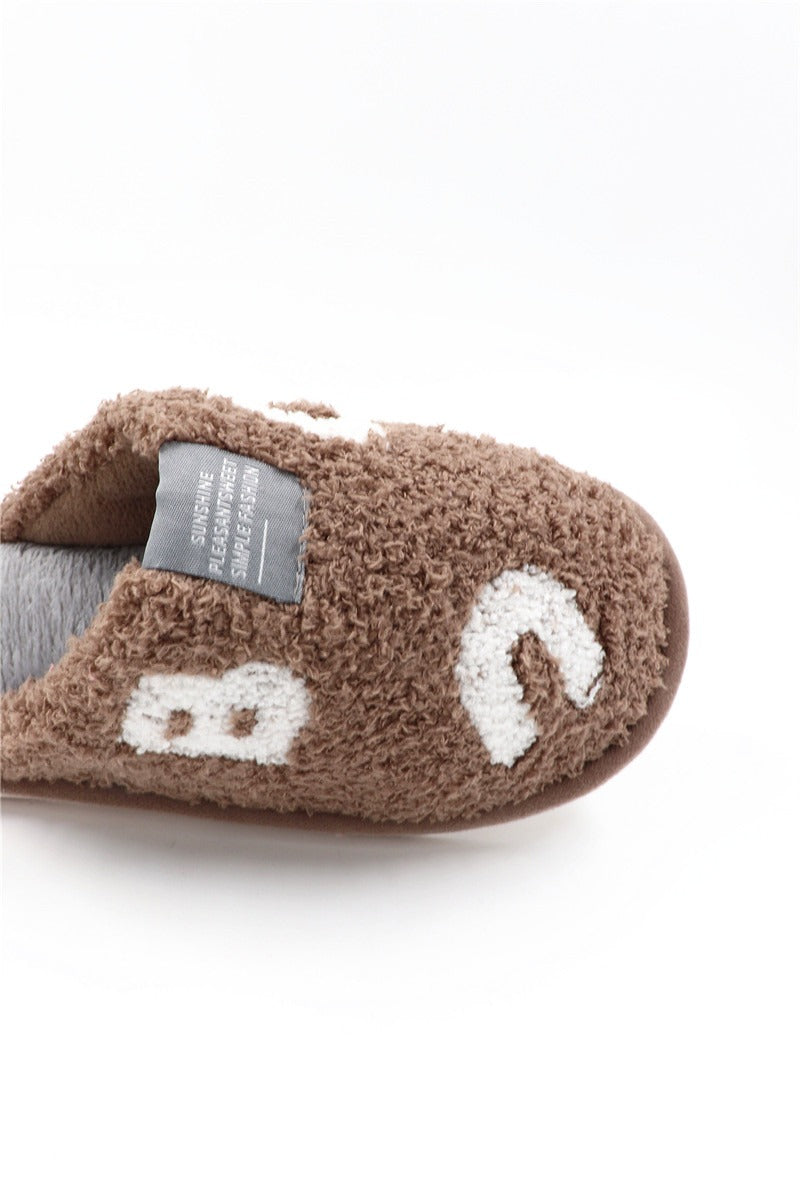 Chaussons Pantoufles fourrés femme, Camel