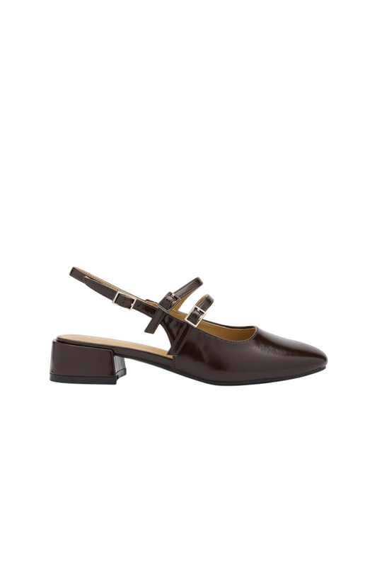 Babies slingback Mary-Jane - marron