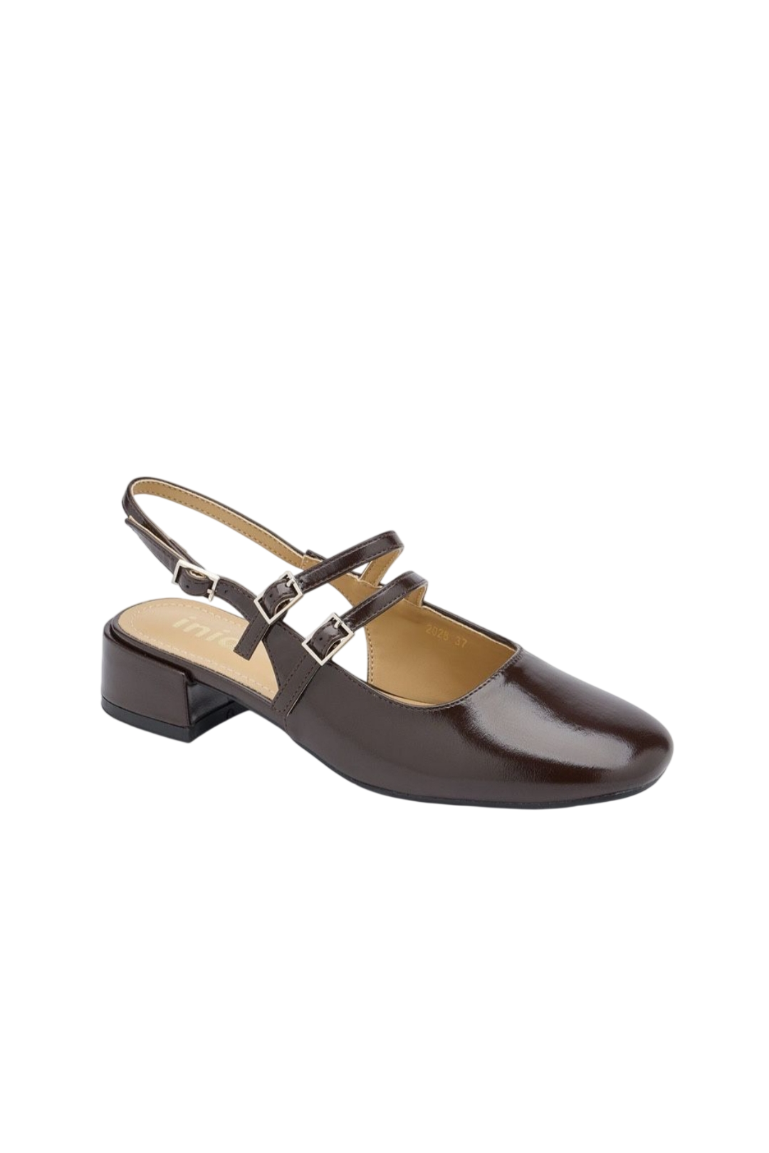 Babies slingback Mary-Jane - marron