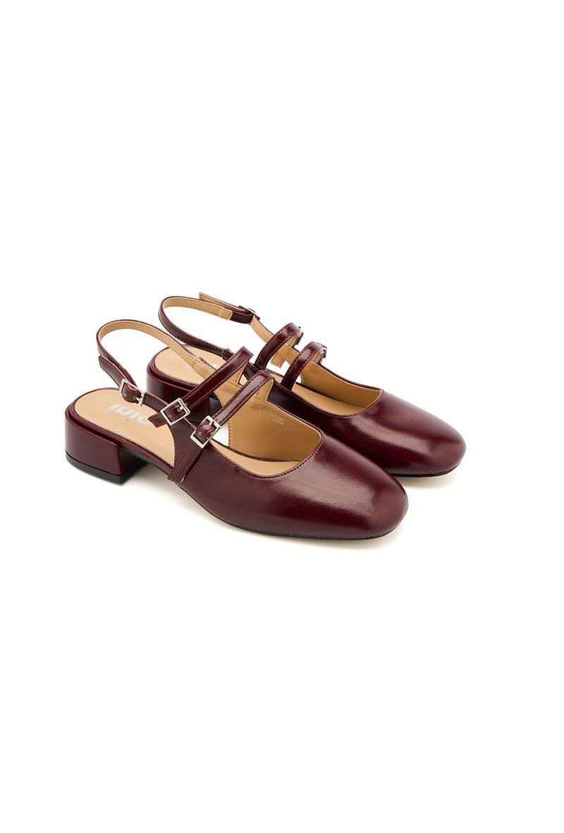 Babies slingback Mary-Jane - bordeaux