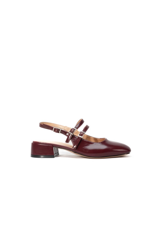 Babies slingback Mary-Jane, Bordeaux