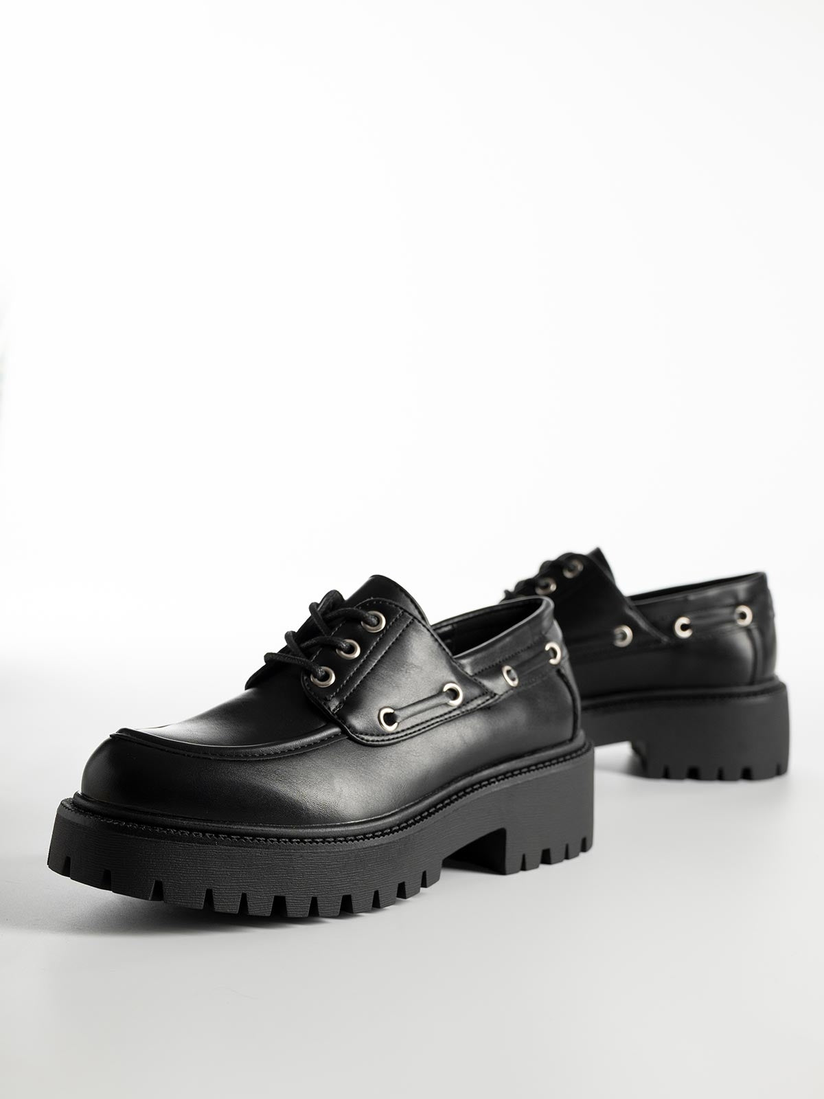 Chaussures femmes Oxford à lacets plateforme