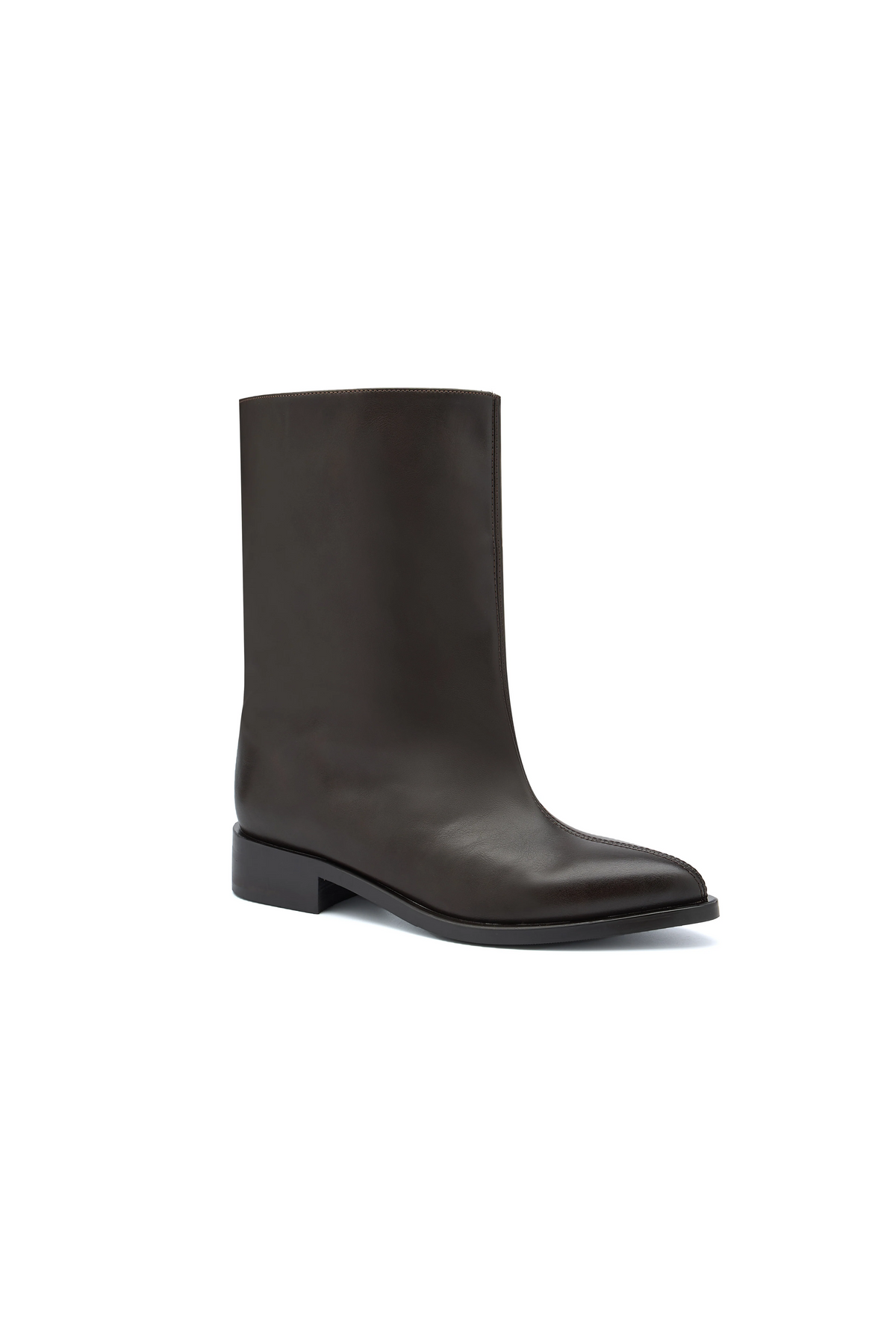 Bottines Mi-Hautes à Bout Pointu