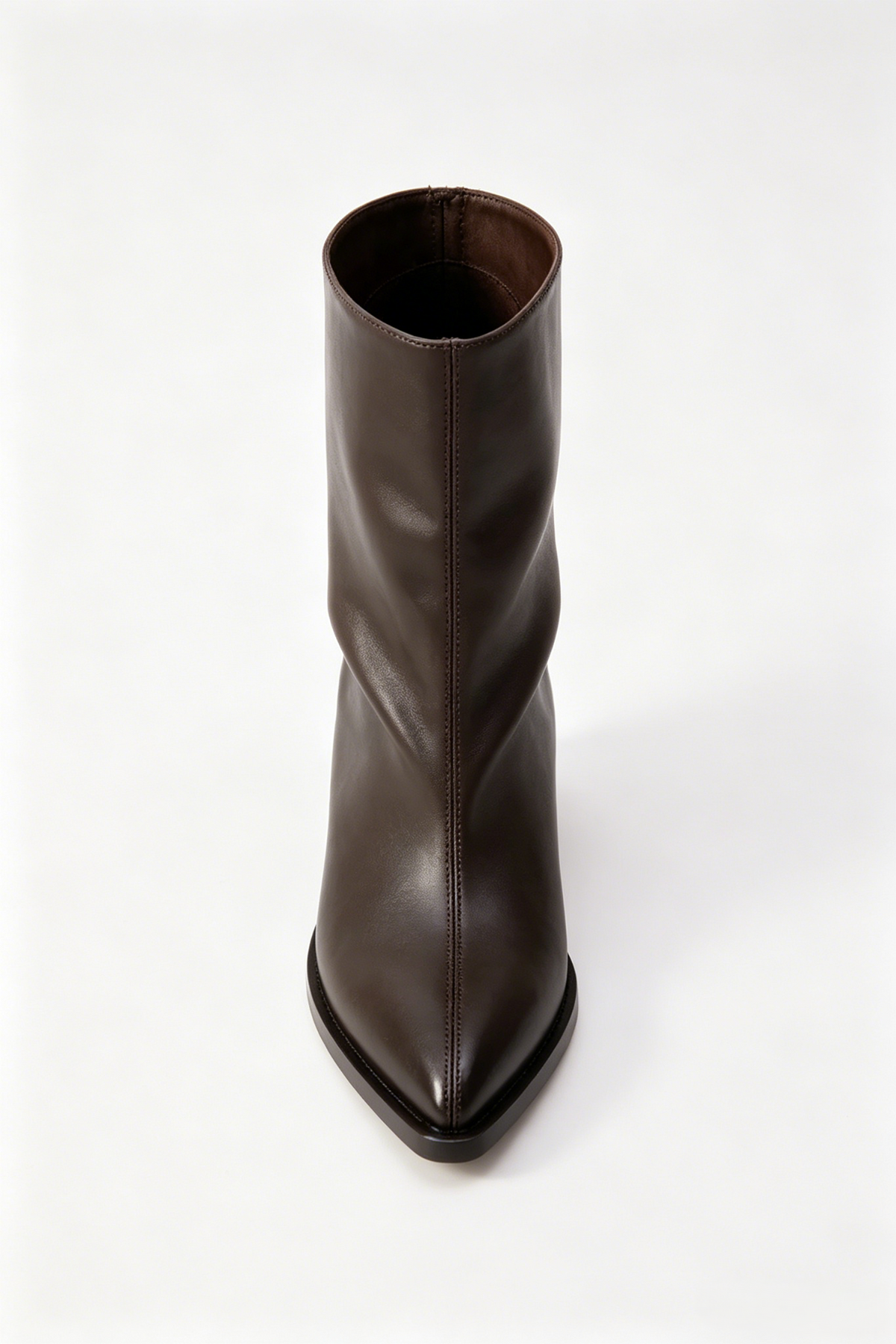 Bottines Mi-Hautes à Bout Pointu
