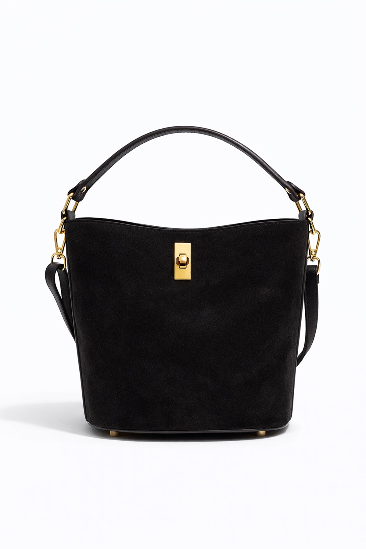 Sac ALIMA cuir SUÈDE - Noir