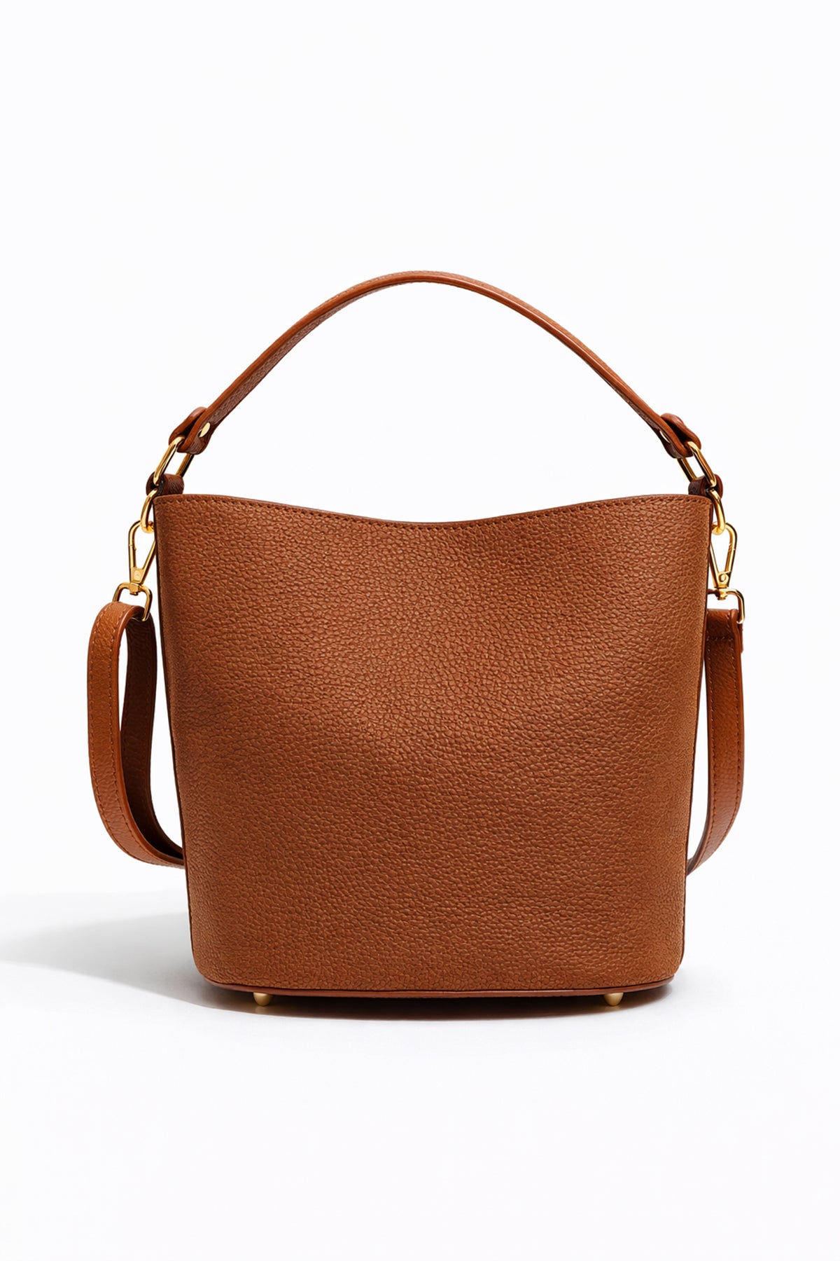 Sac ALIMA cuir SUÈDE - Cognac