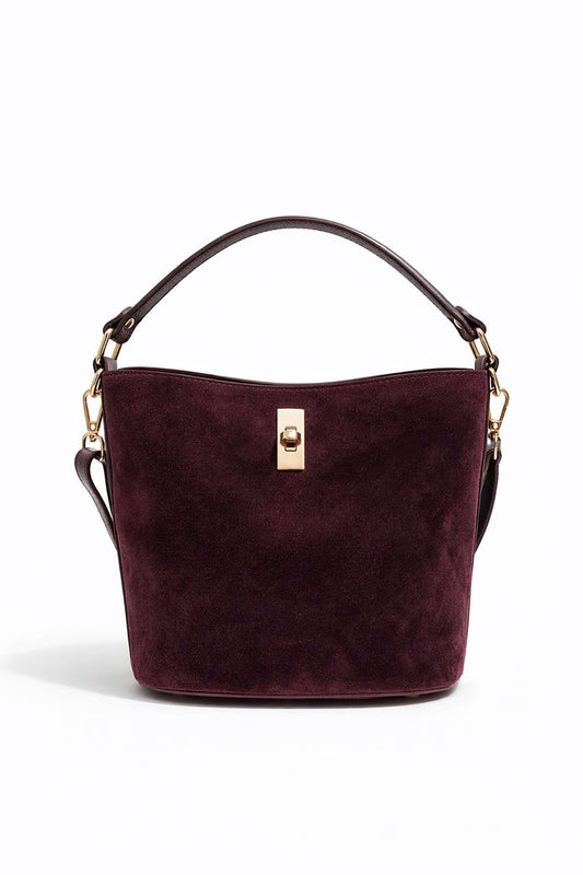 Sac ALIMA cuir  SUÈDE - Bordeaux