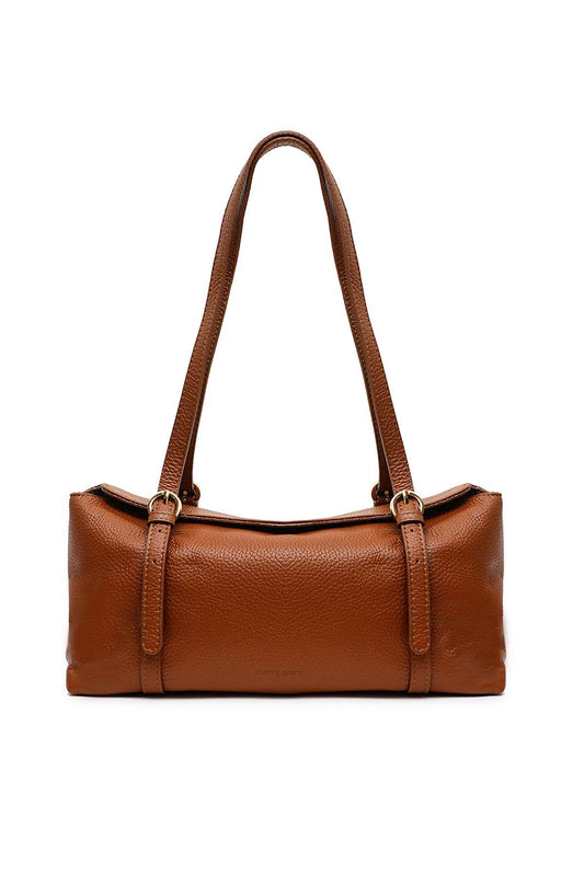 Sac cuir porté épaule LEONCE, cognac