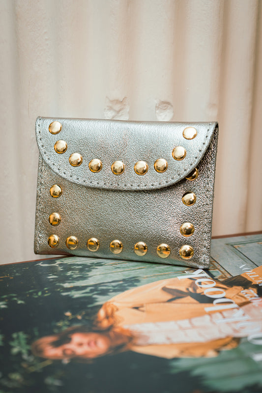 Porte-monnaie sac Cuir - LEINA METAL