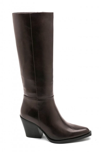 Botte cavalières style Santiags - marron