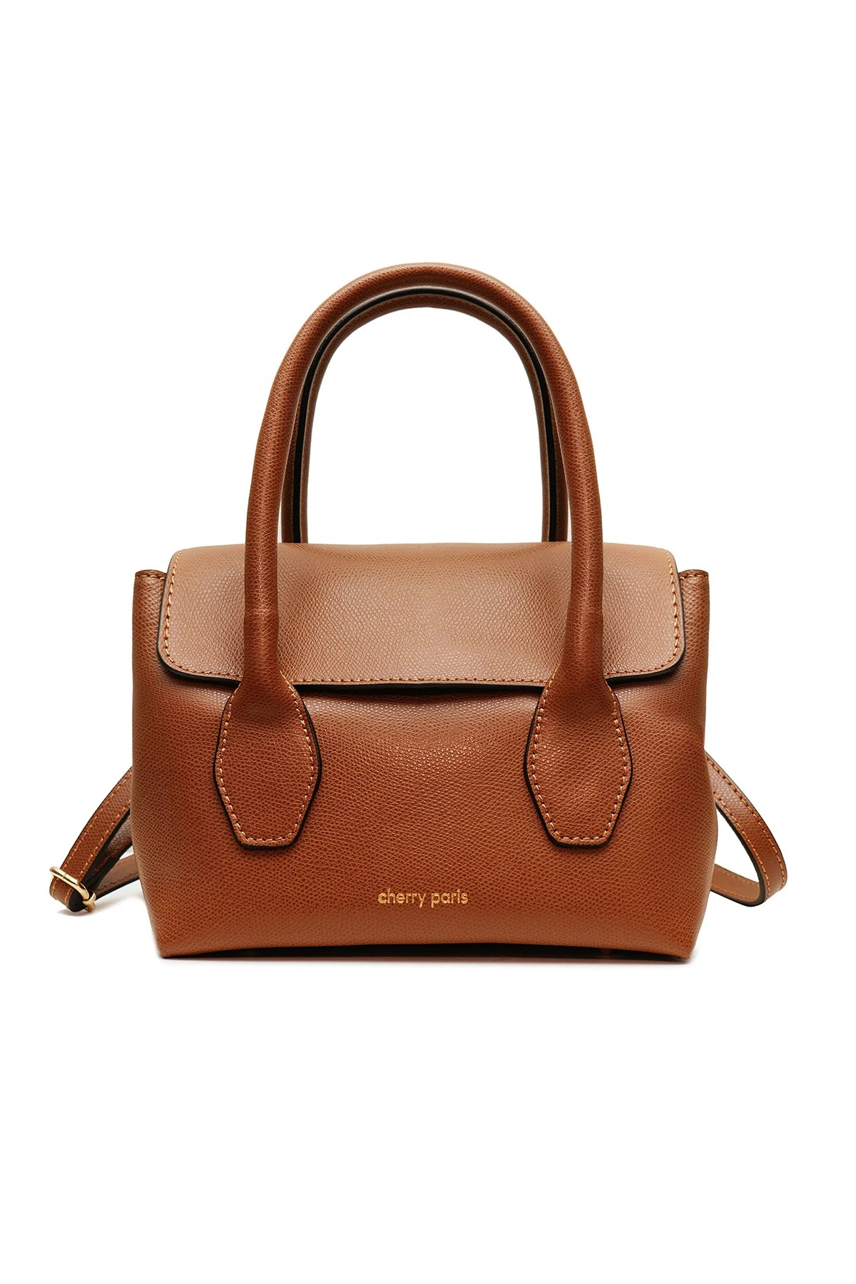 Sac cuir SAMANTHA PALMELLATO - Camel