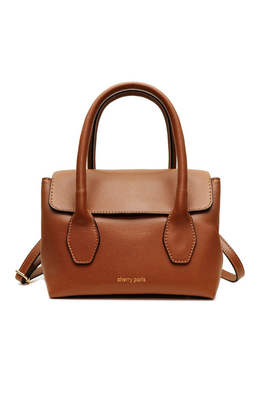 Sac cuir SAMANTHA PALMELLATO - Camel