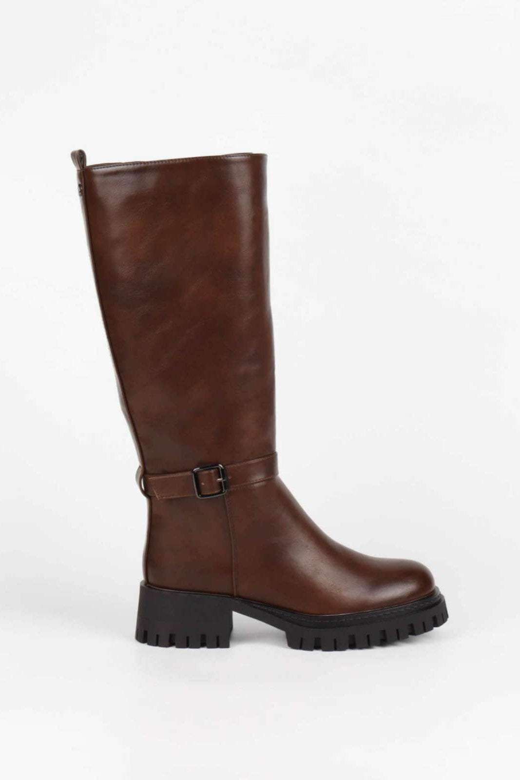 Bottes Marron à semelle crantée
