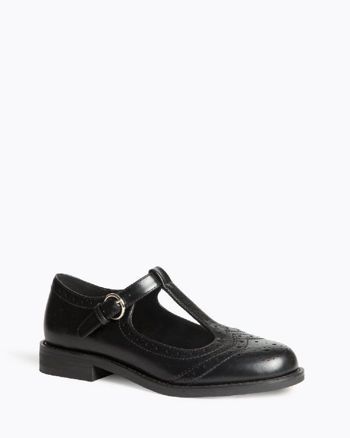 Derbies femmes style Salomé , Noir