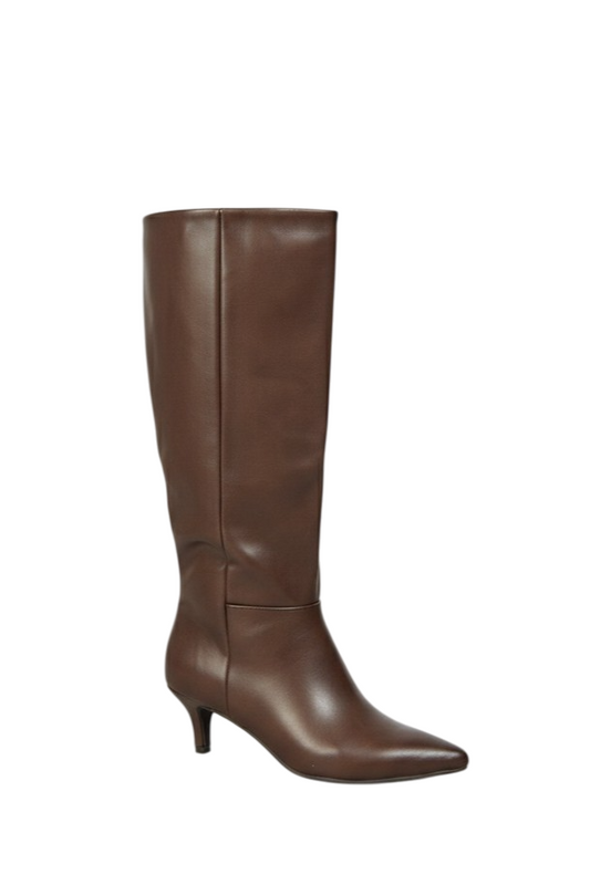 Bottes Marron À Talons Kitten