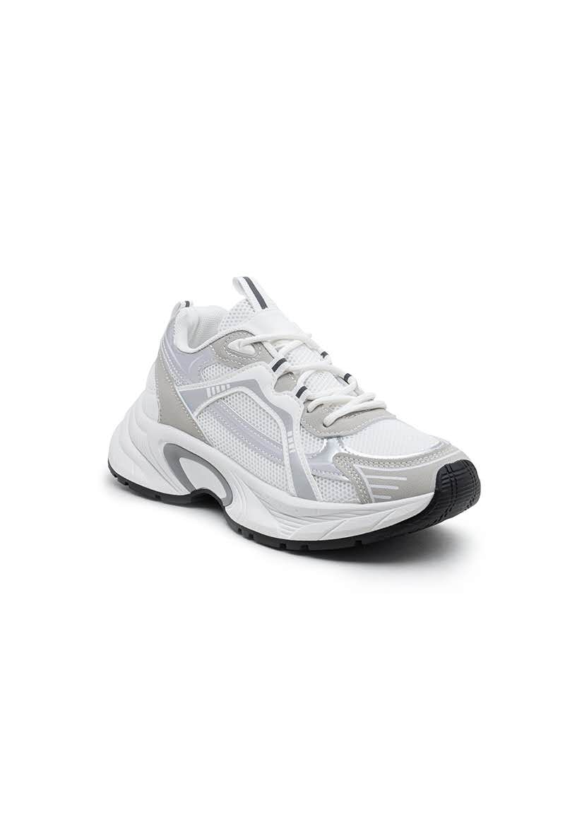 Baskets chunky femme, Blanc