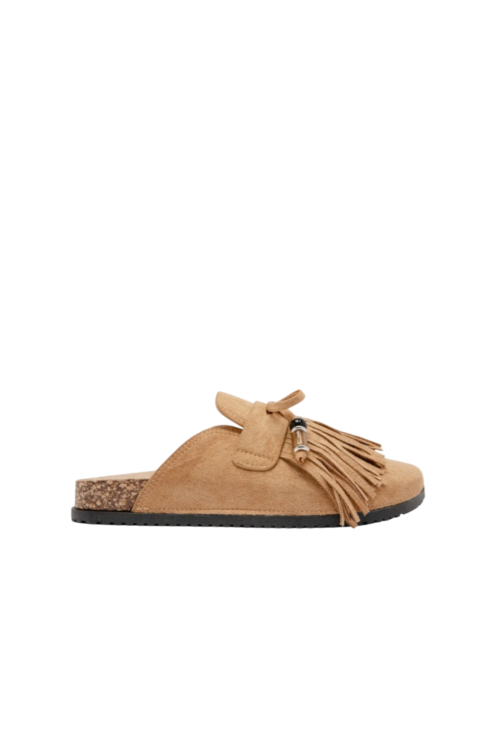 Sabots Franges, Camel Sable