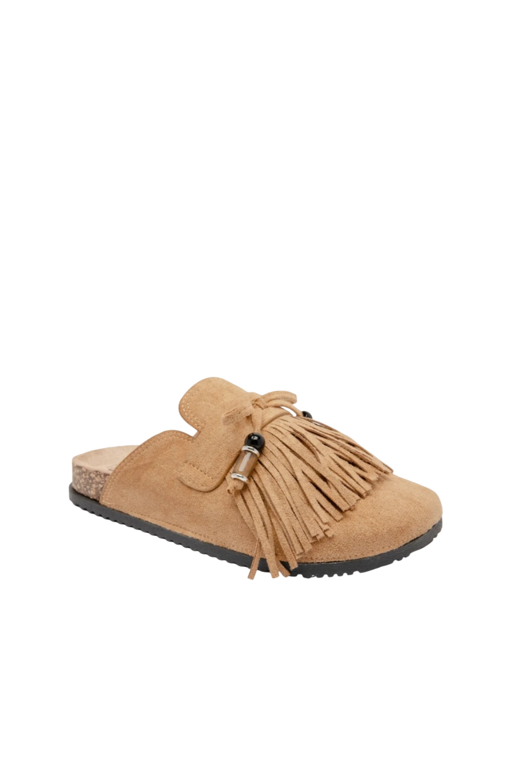 Sabots Franges, Camel Sable