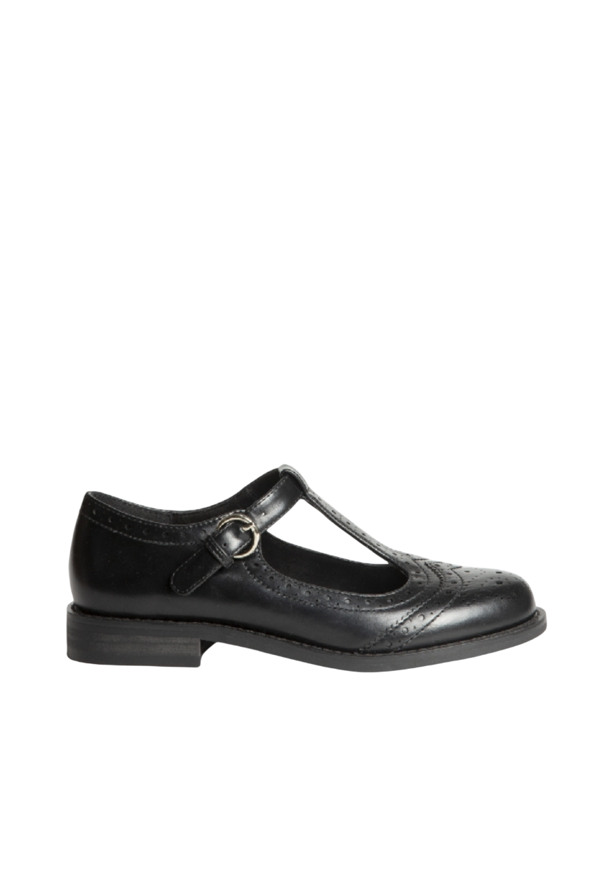 Derbies femmes style Salomé , Noir