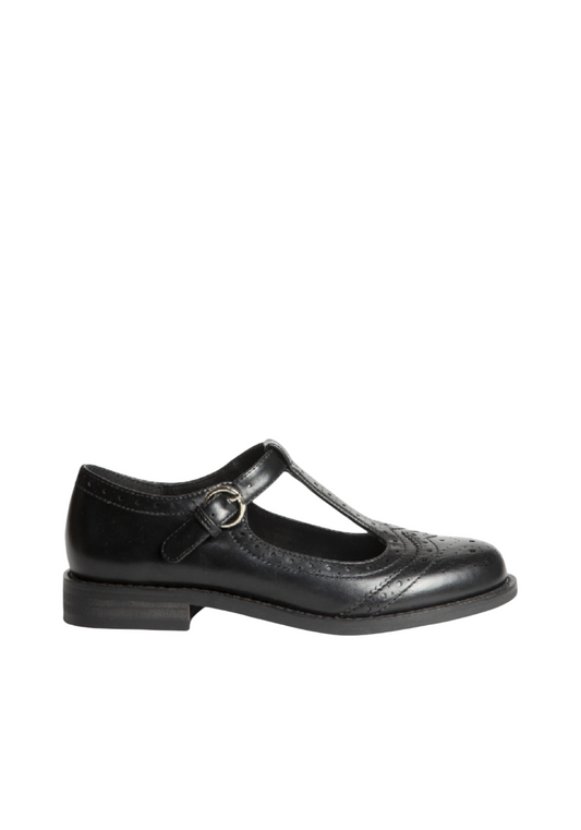 Derbies femmes style Salomé , Noir
