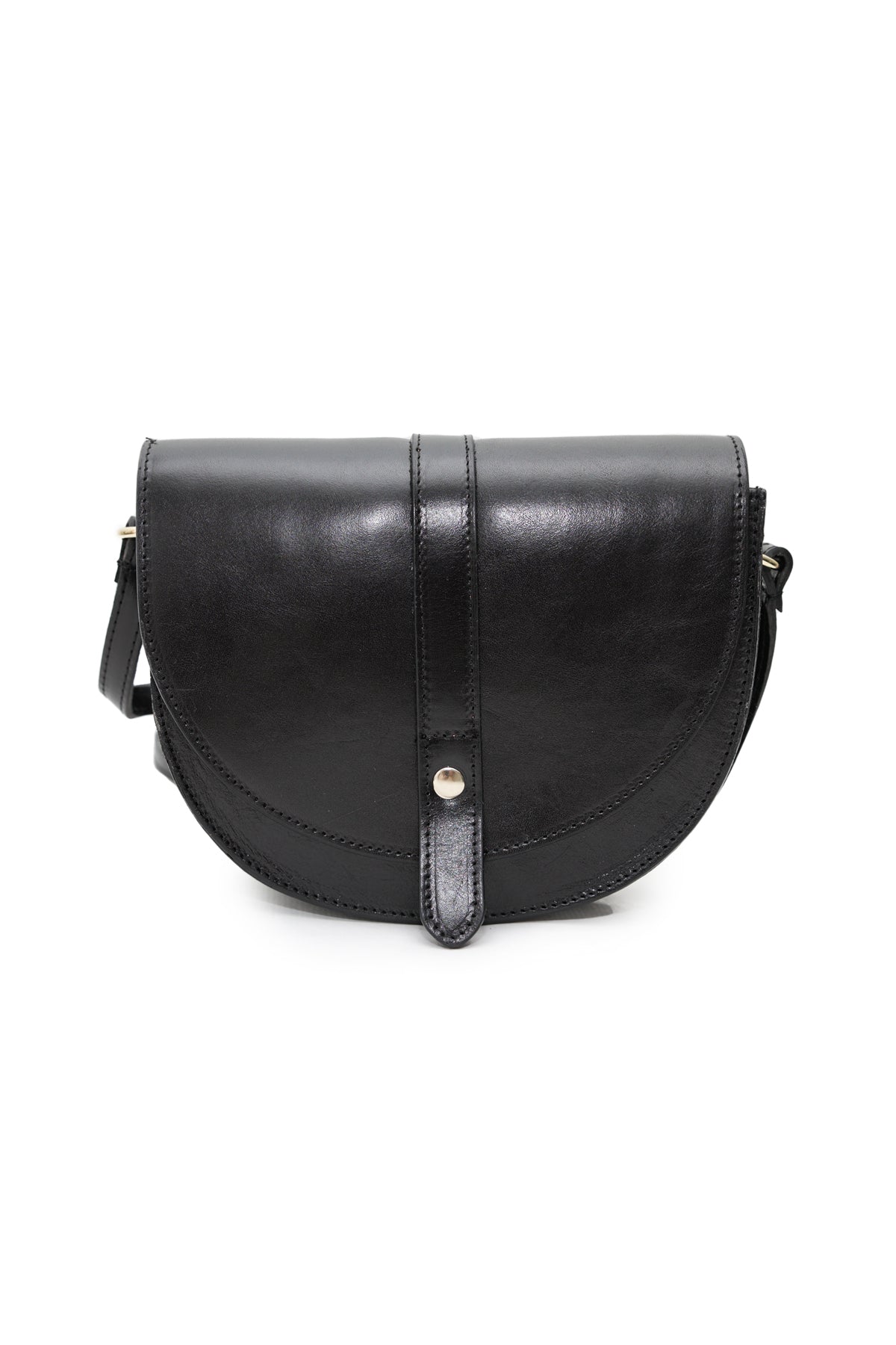 Sac bandoulière cuir Divine, Noir