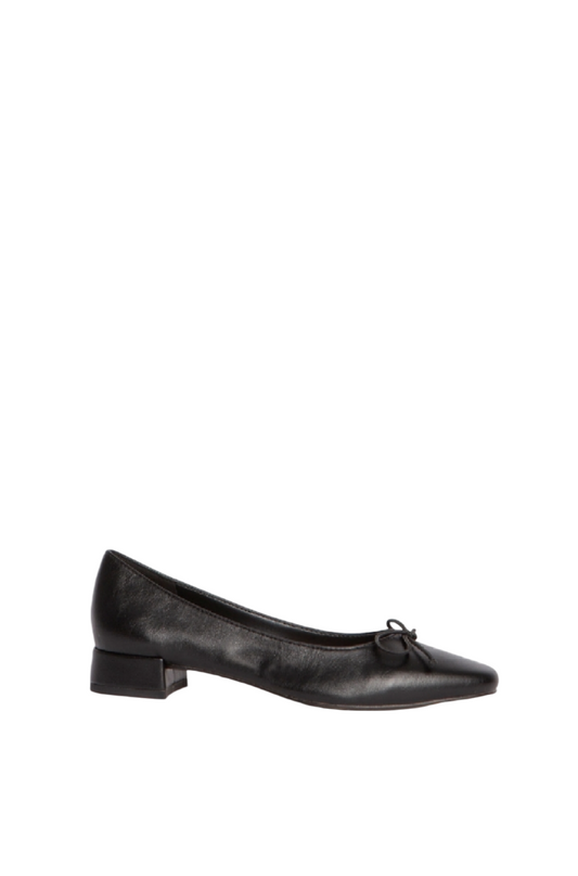 Ballerines à petits talons, Noires