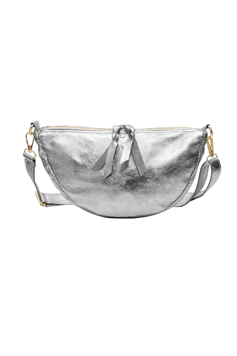 Sac porté croisé ELYSSA - Argent métal