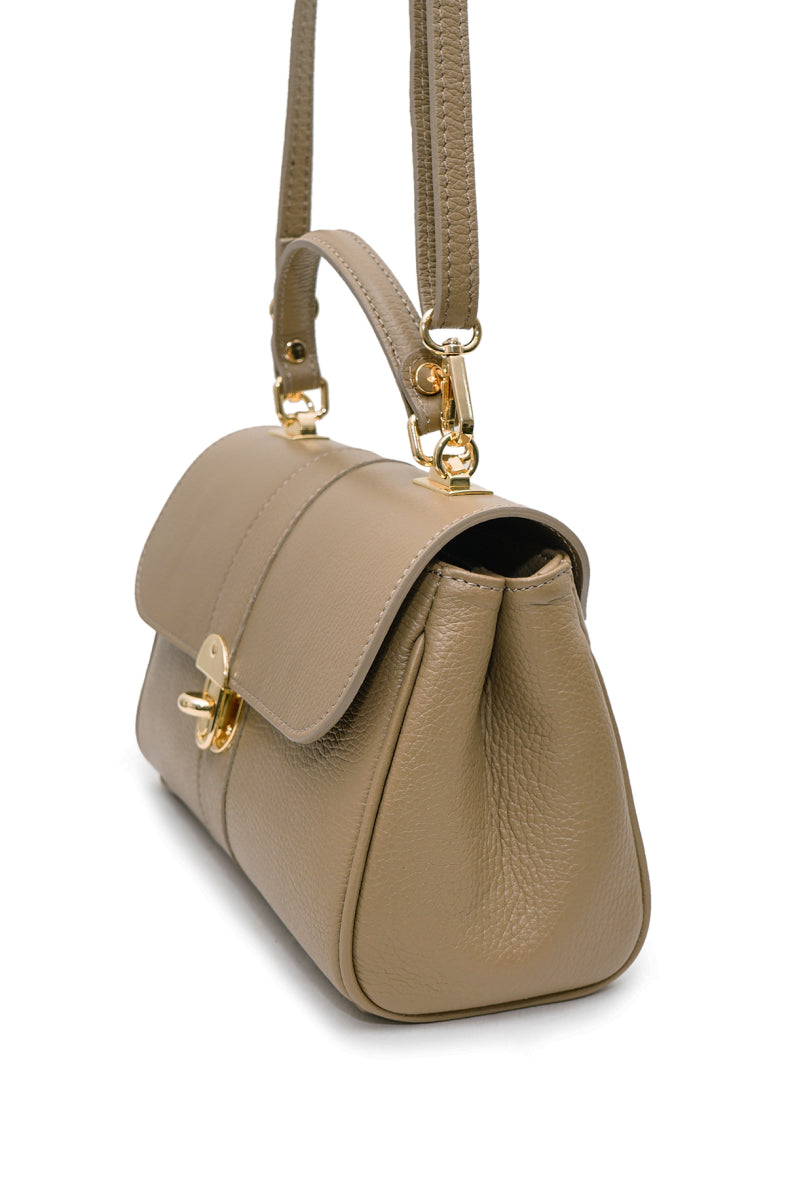 Sac à main Femmes cuir MAELIE, Taupe