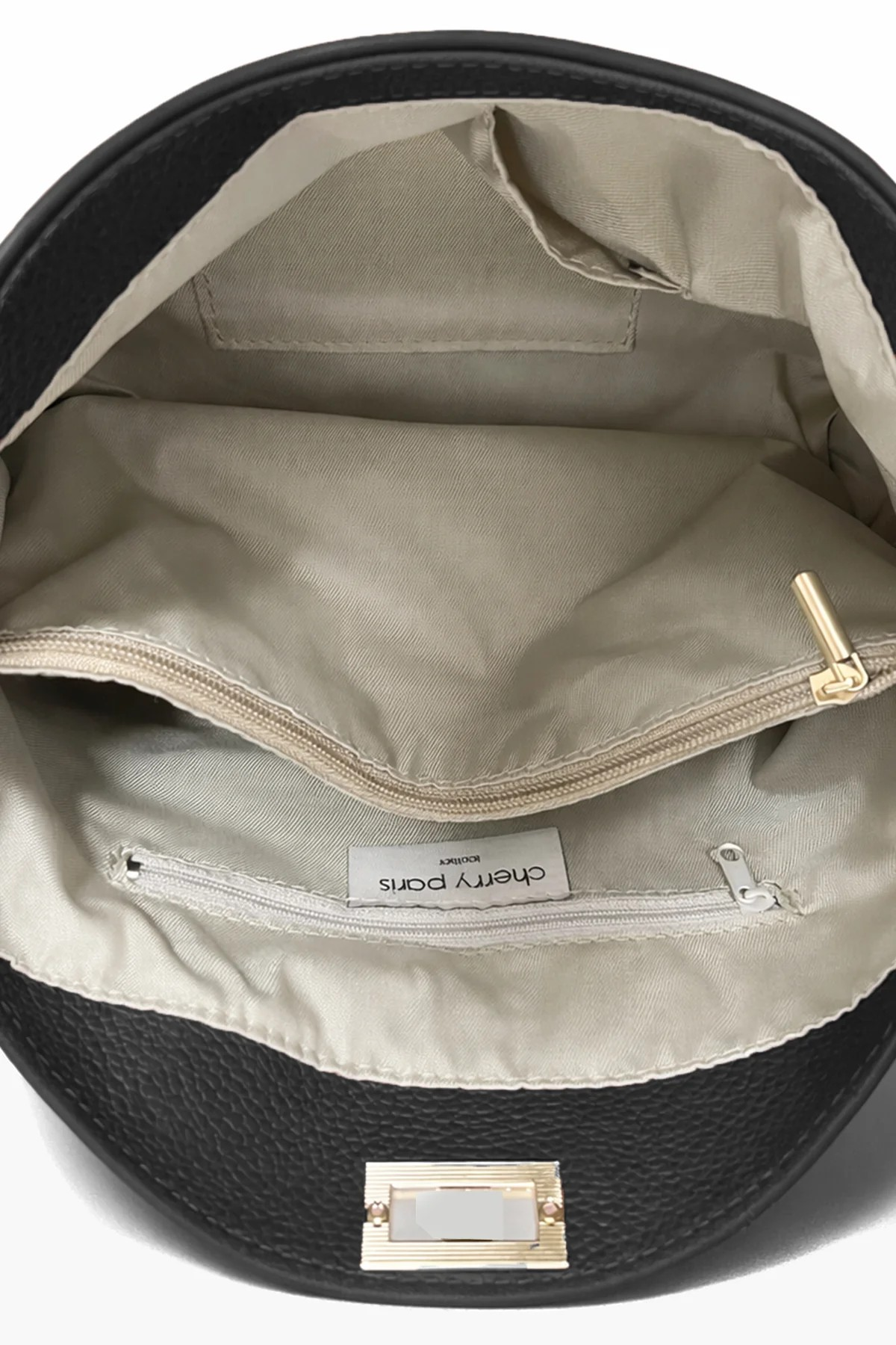 Sac cuir porté épaule PERLA SUEDE,  Noir