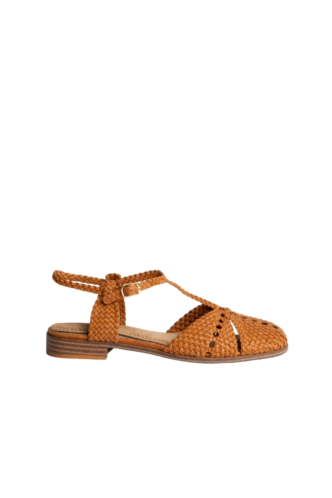 Sandales femmes Salomé Tressées,  Camel
