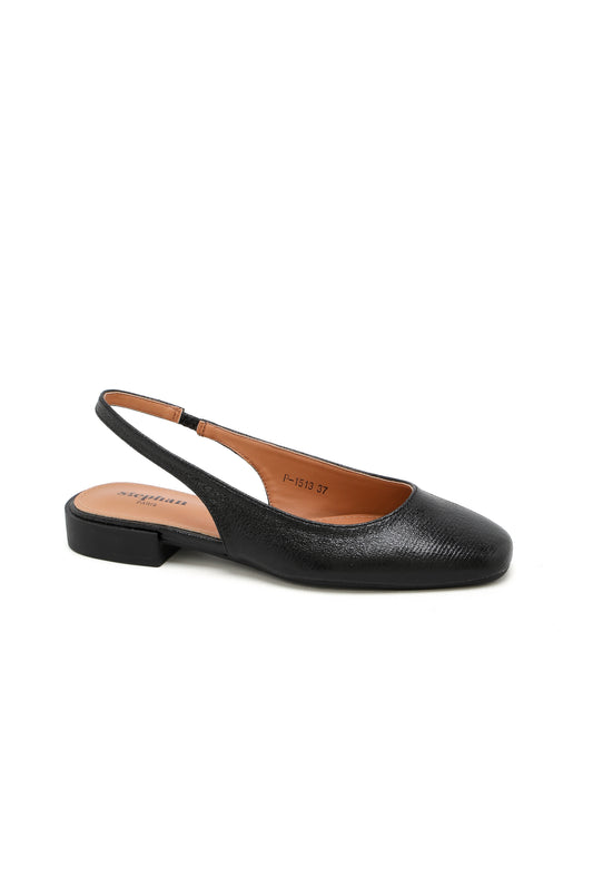 Ballerines slingback, Noire