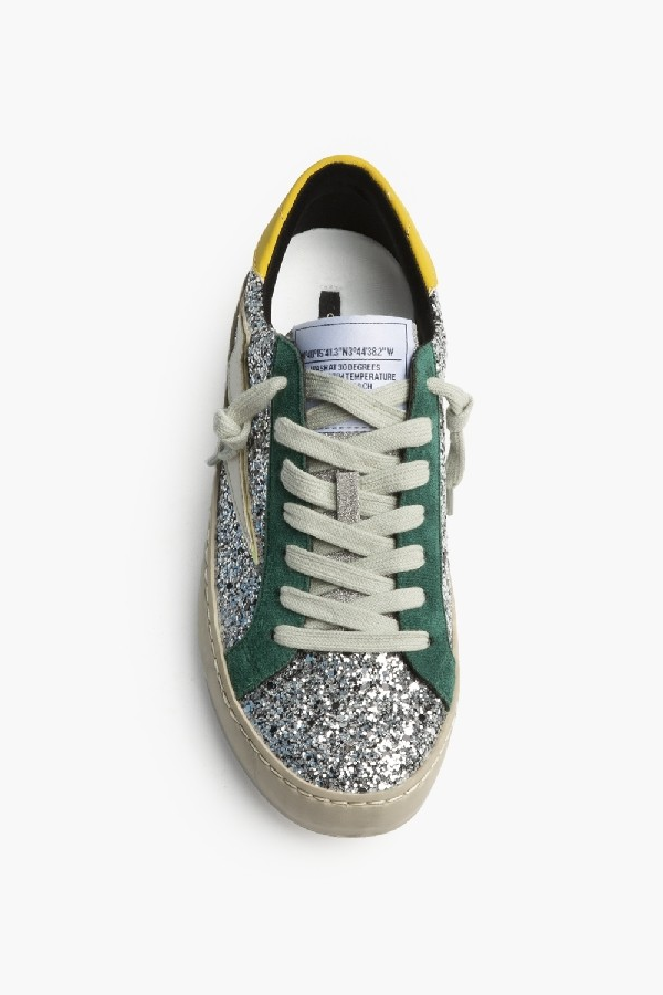 Baskets éclair Glitter Argenté