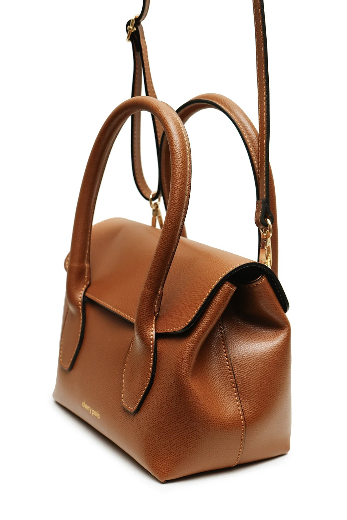 Sac cuir SAMANTHA PALMELLATO - Camel